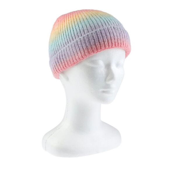 Elli by Capelli M/L Ombre Cuffed Beanie & Magic Glove 2- Piece Set - Picture 11 of 11